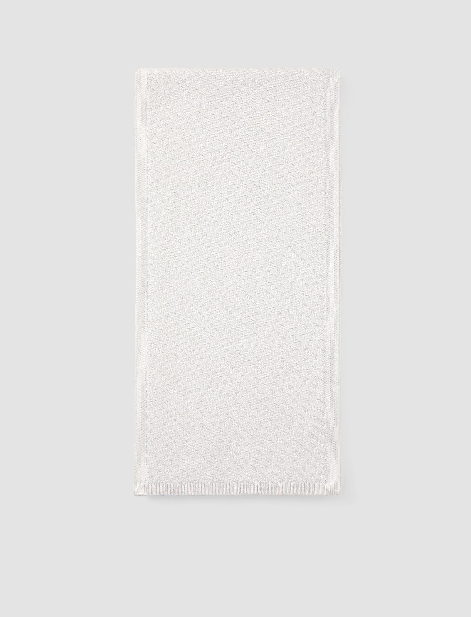 white-diagonal-knit-scarf-JOSEPH