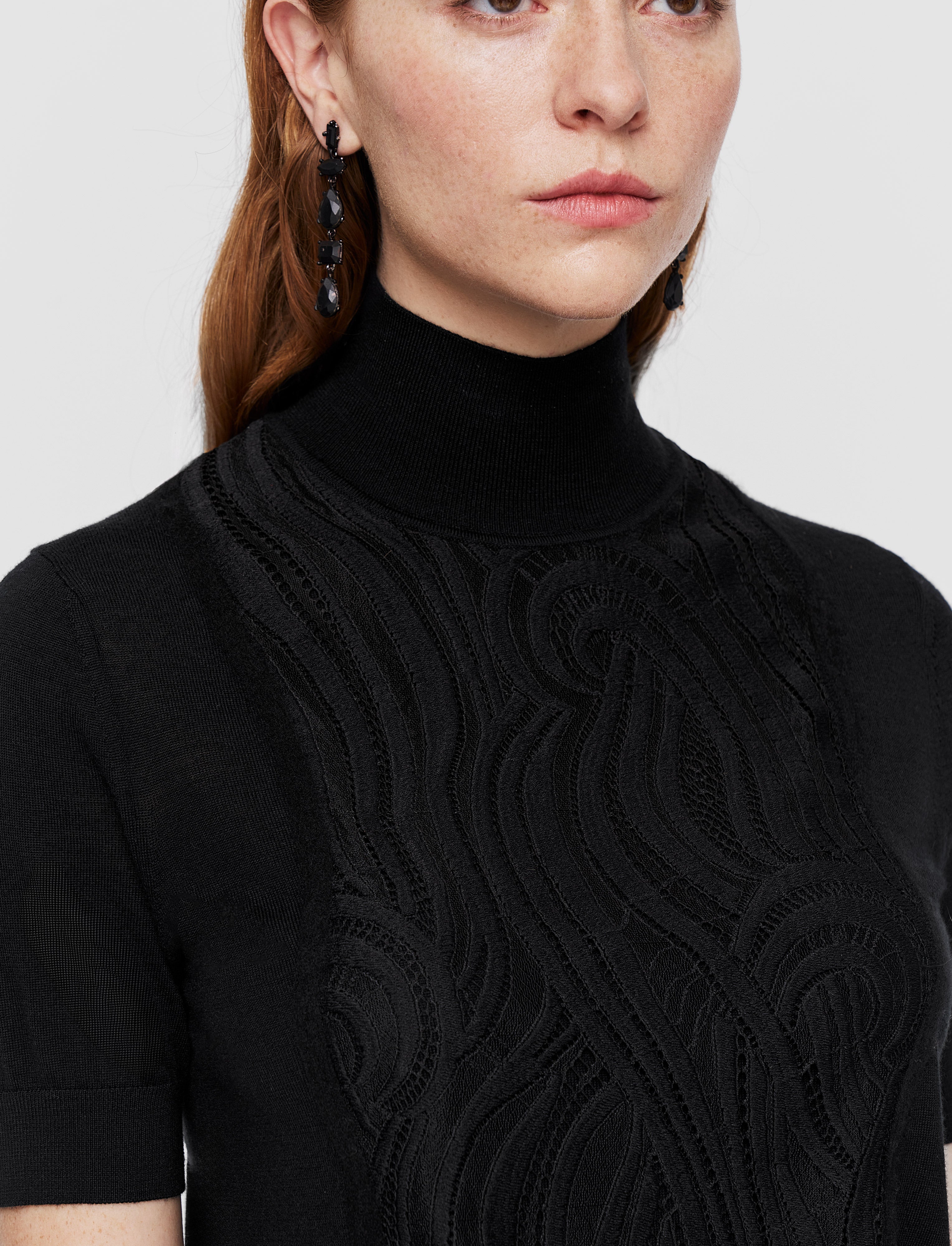 black-lace-knit-mock-neck-top-JOSEPH