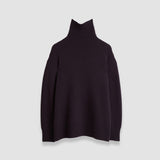 Pull col montant en cachemire de luxe