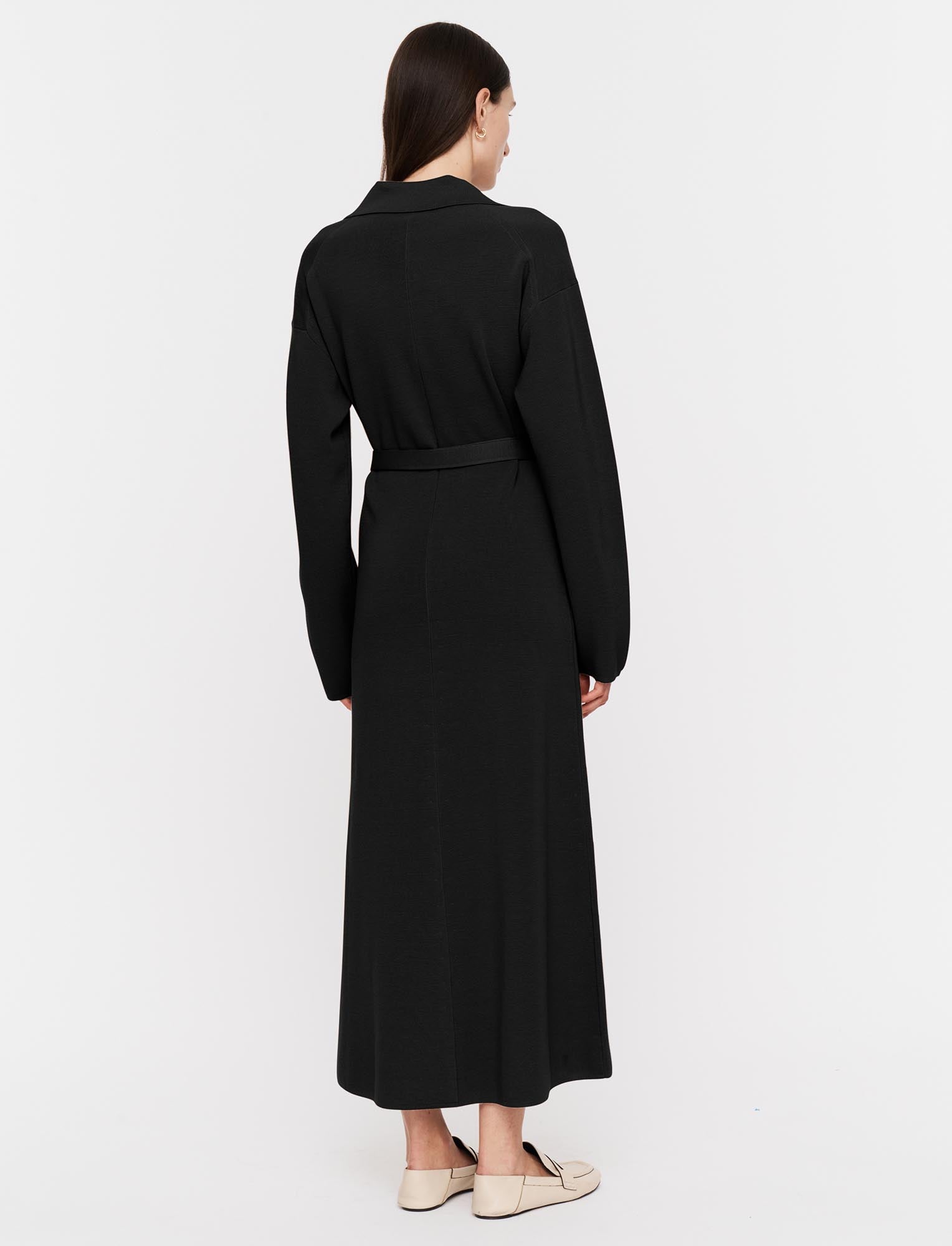 black-milano-knitted-wool-dress-JOSEPH