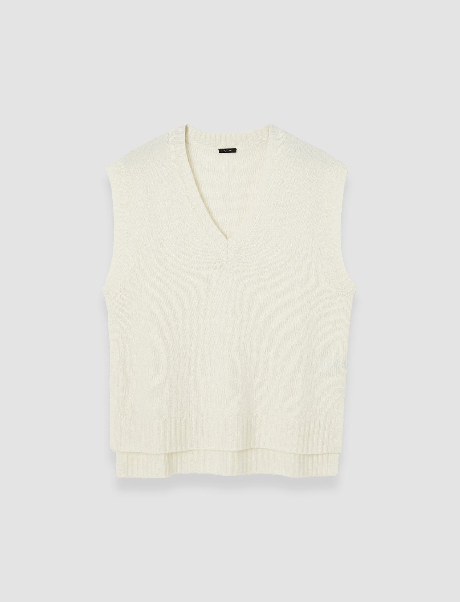 white-open-cashmere-vest-JOSEPH