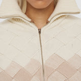 Weave Knit Puffer Jacket