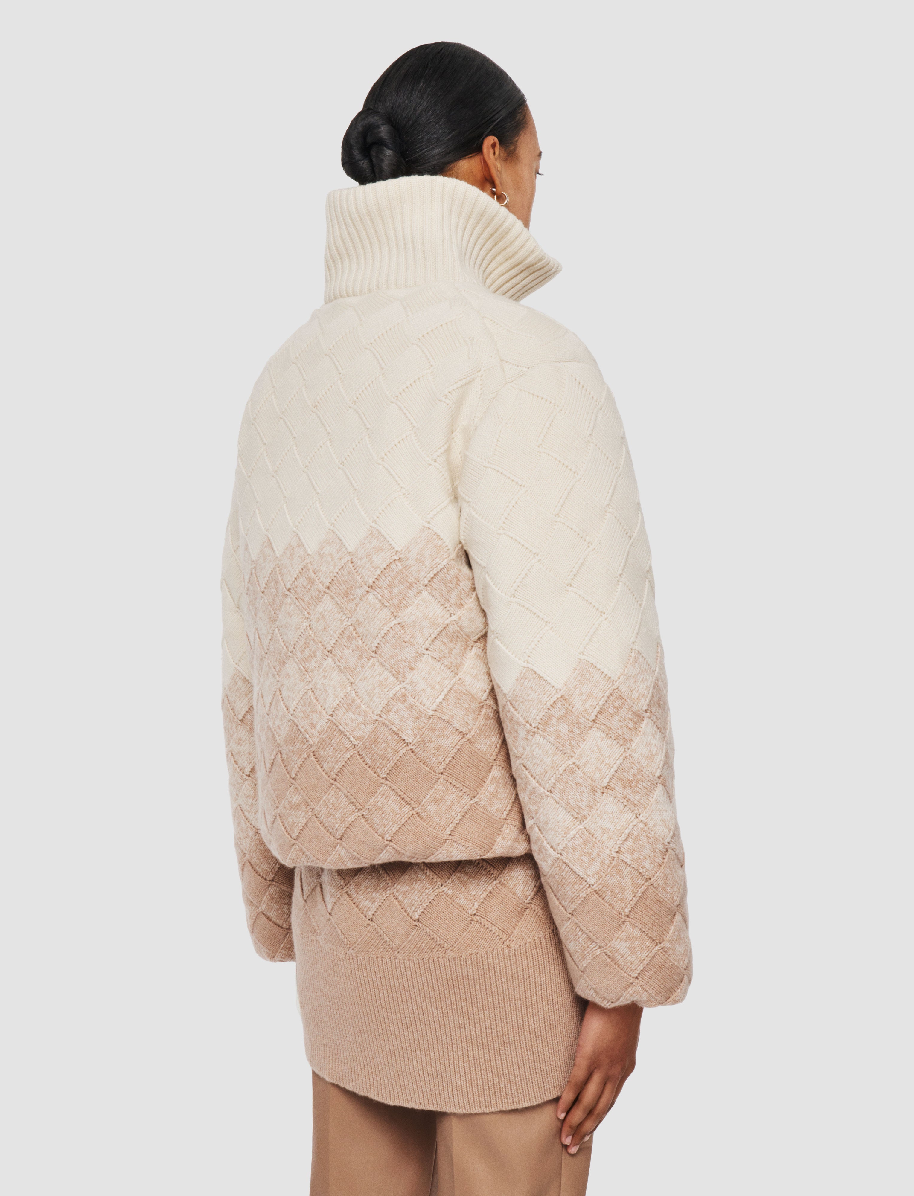 ivory-weave-knit-puffer-jacket-JOSEPH