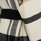 Merton Reversible Check Wool Coat