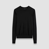 Superfine Cotton Silk Round Neck Jumper