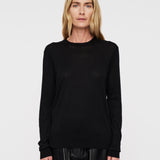 Superfine Cotton Silk Round Neck Jumper