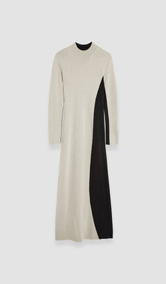 Multicolour Bi-Colour Knit Dress - Joseph