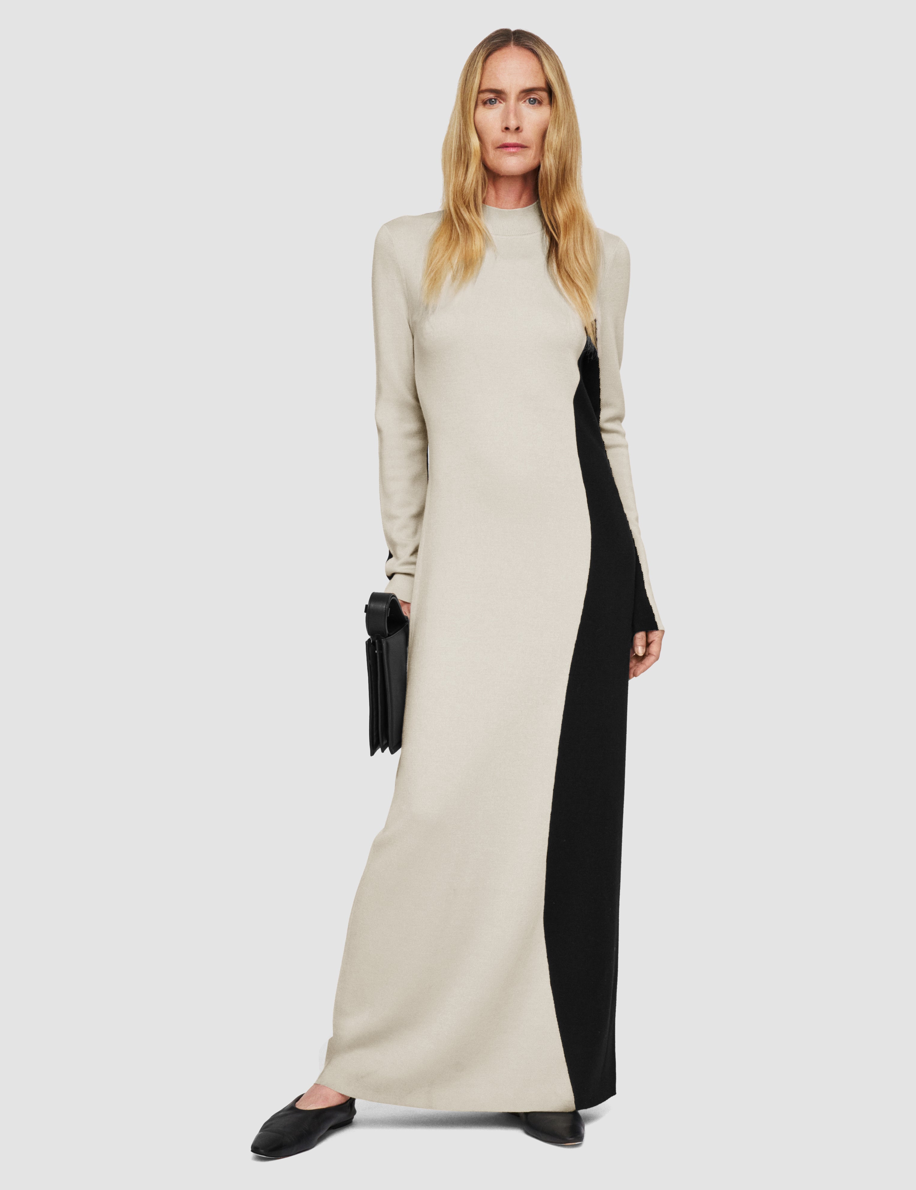 Multicolour Bi-Colour Knit Dress - Joseph