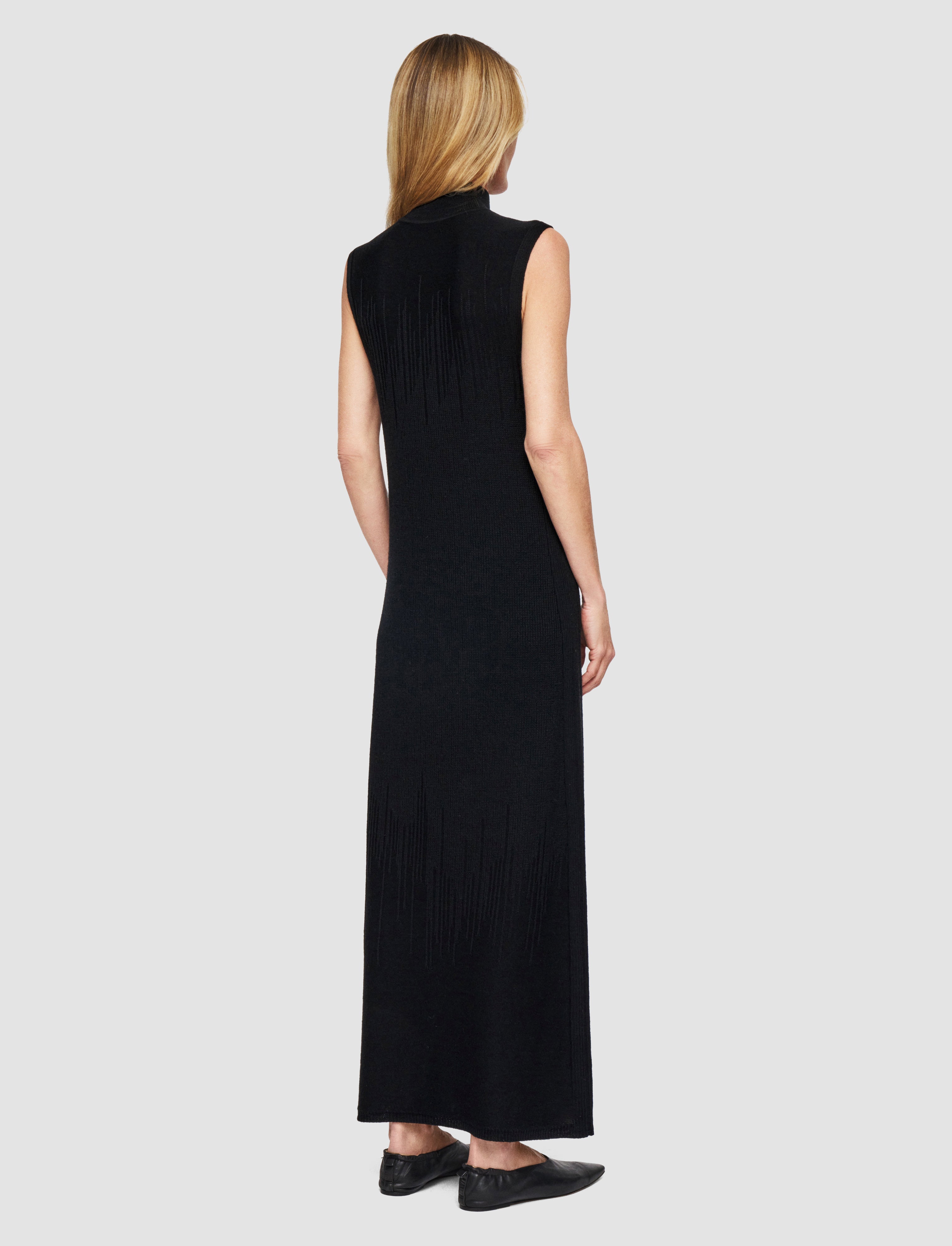 black-gradient-stitch-high-neck-dress-JOSEPH