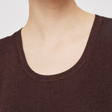 Satiny Rib Knit Dress