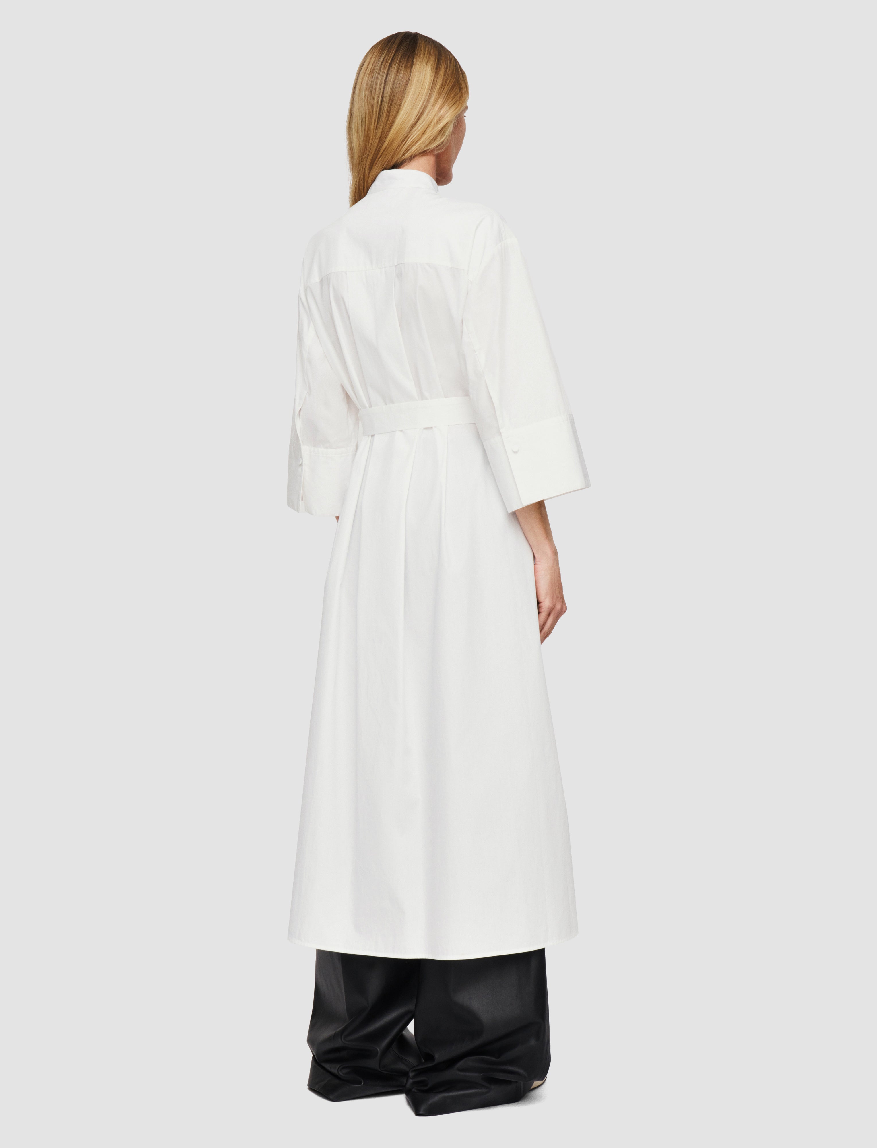 white-mederic-poplin-colour-block-dress-JOSEPH