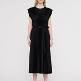 Robe Volta en maille plissée