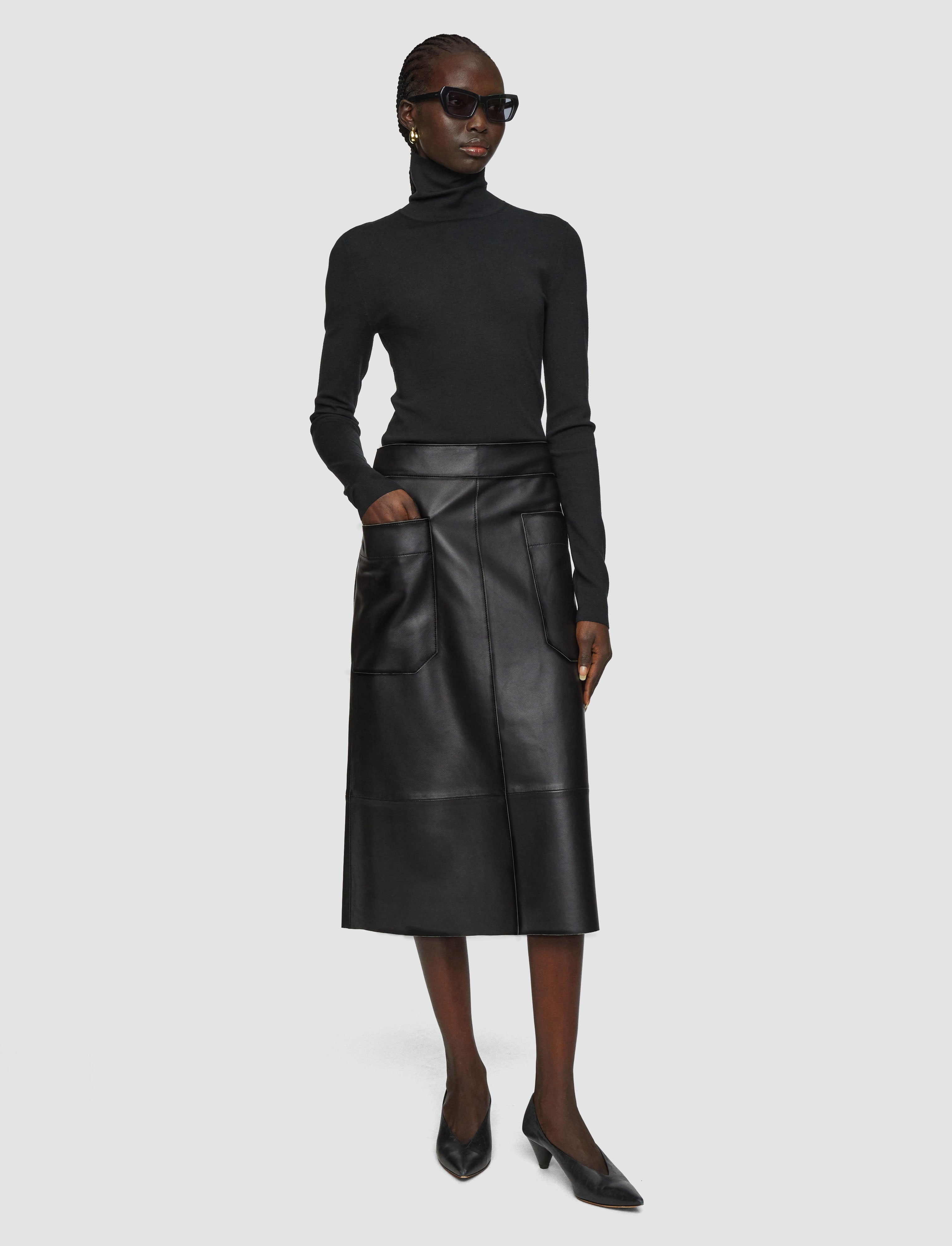 black-blomfield-nappa-leather-skirt-JOSEPH