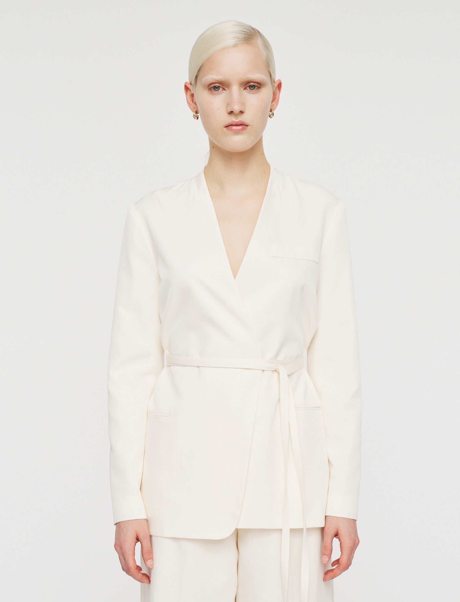 white-victor-soft-cotton-silk-jacket-JOSEPH