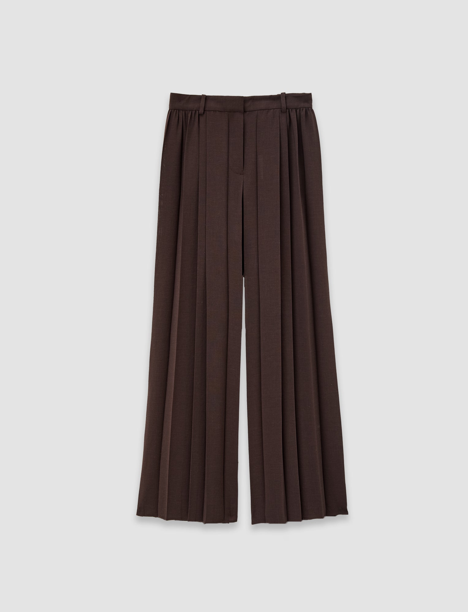 brown-tibre-airy-plisse-trousers-JOSEPH