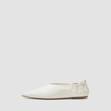 Leather Pointy Ballerina Shoes