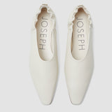Leather Pointy Ballerina Shoes