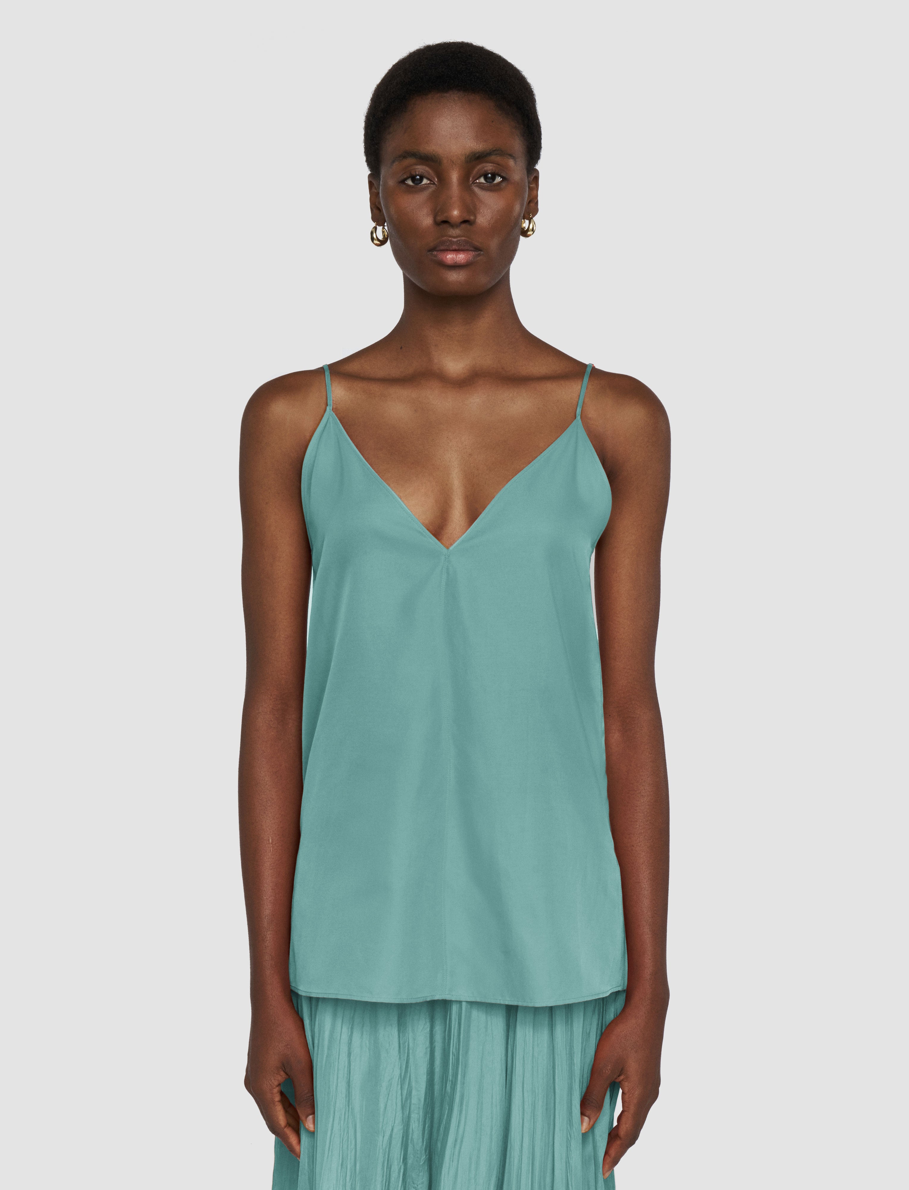 blue-aragon-soft-cotton-silk-top-JOSEPH