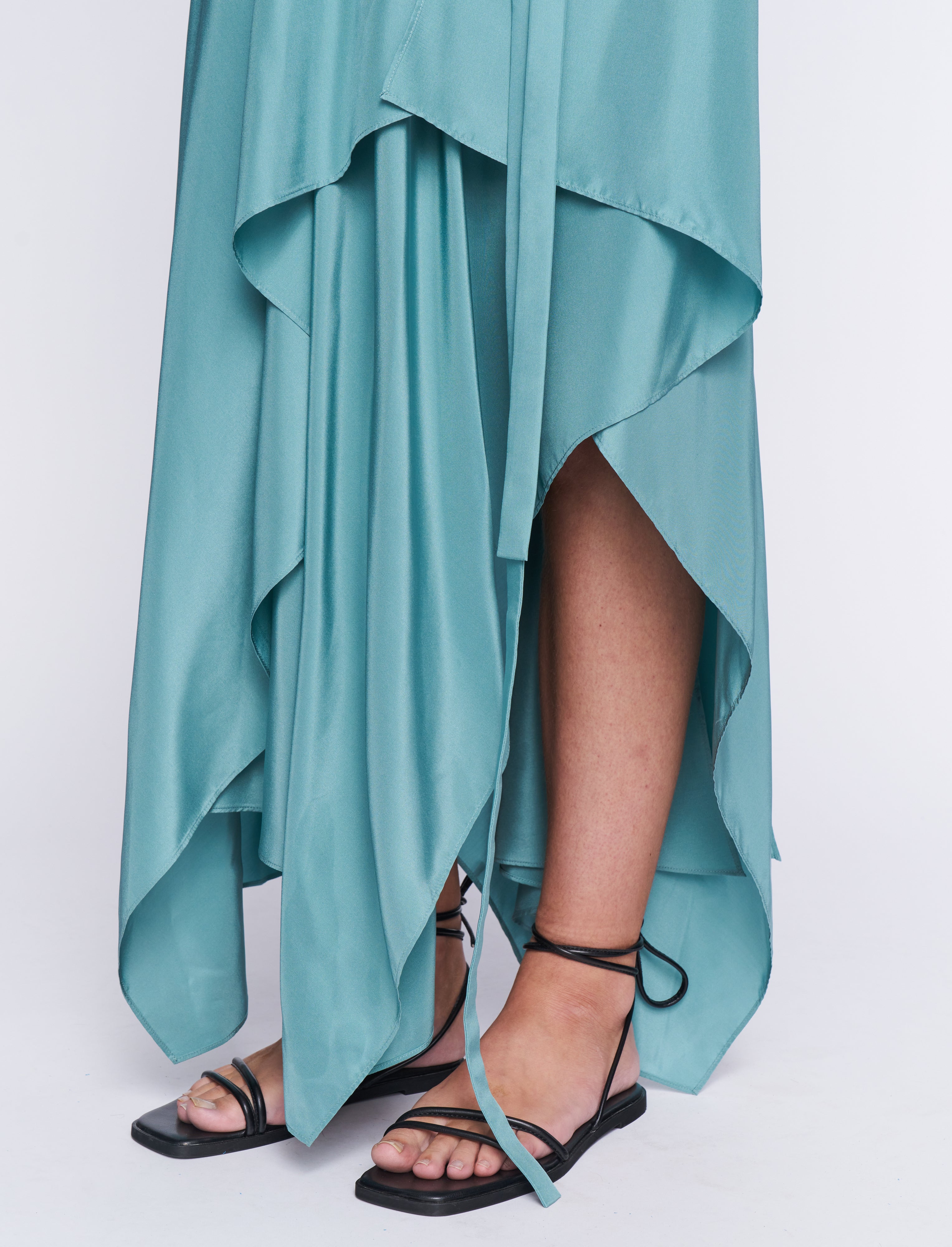 blue-plumet-habotai-silk-dress-JOSEPH