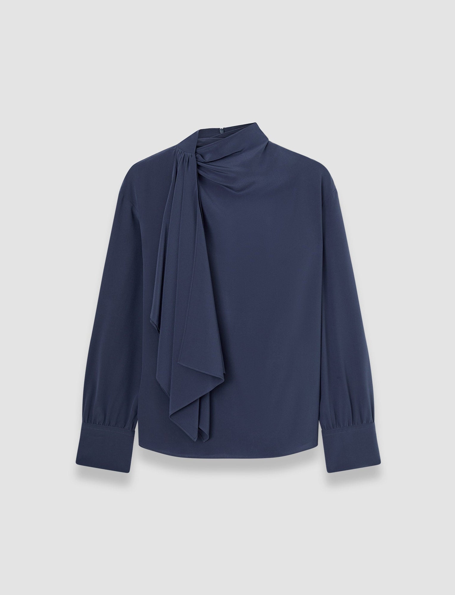 bleu-chemisier-juliana-en-crepe-de-soie-a-detail-noue-JOSEPH