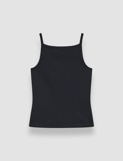 Black Viscose Knit Stretch Vest Top - Joseph