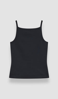 Black Viscose Knit Stretch Vest Top - Joseph