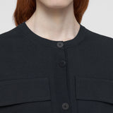Black Viscose Knit Stretch Cardigan Jacket - Joseph