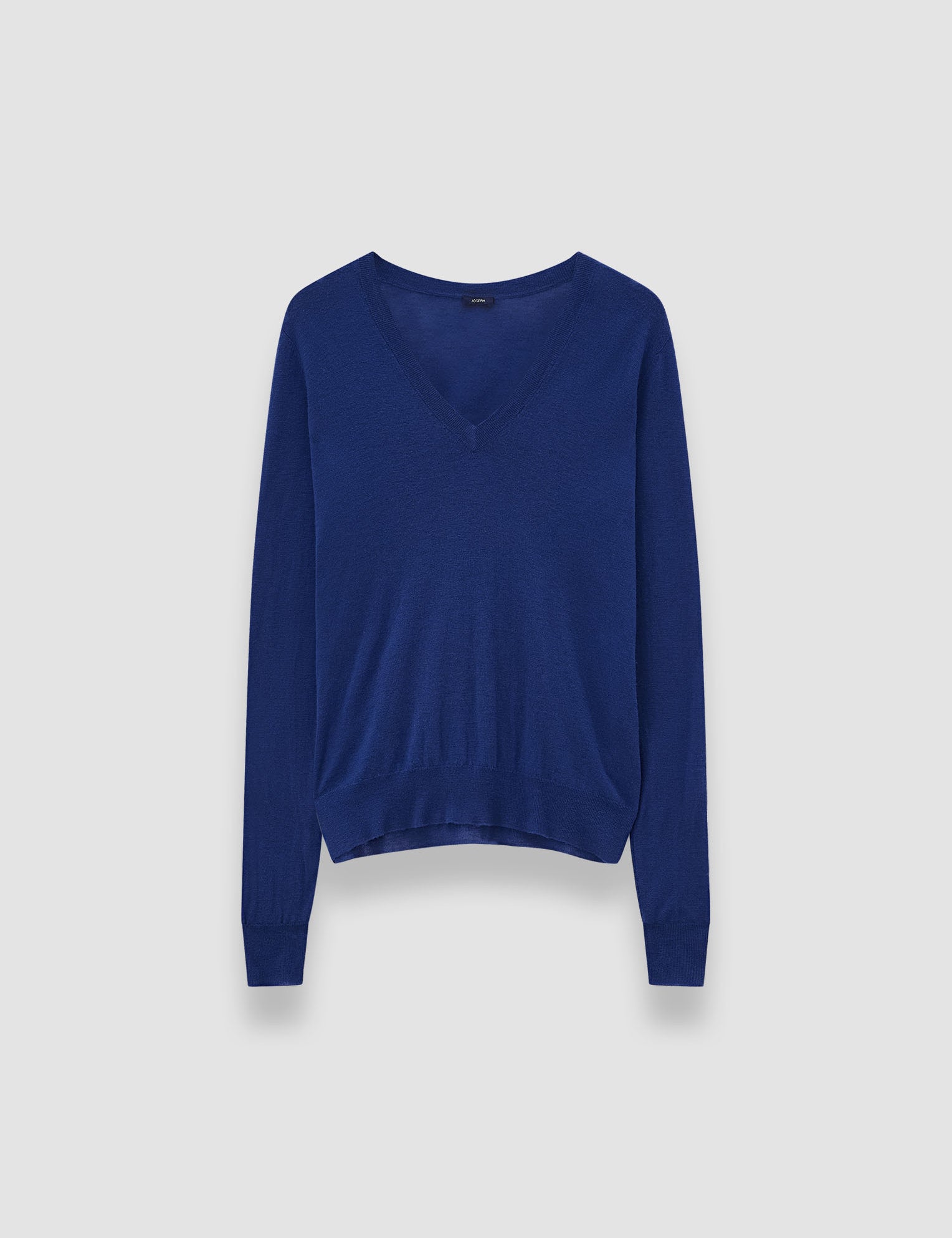 Blue Cashair V Neck Jumper - Joseph