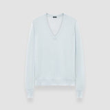 Blue Cashair V Neck Jumper - Joseph