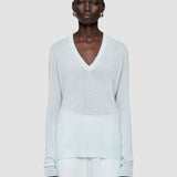Blue Cashair V Neck Jumper - Joseph