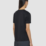 Cotton Silk Jersey Tシャツ 