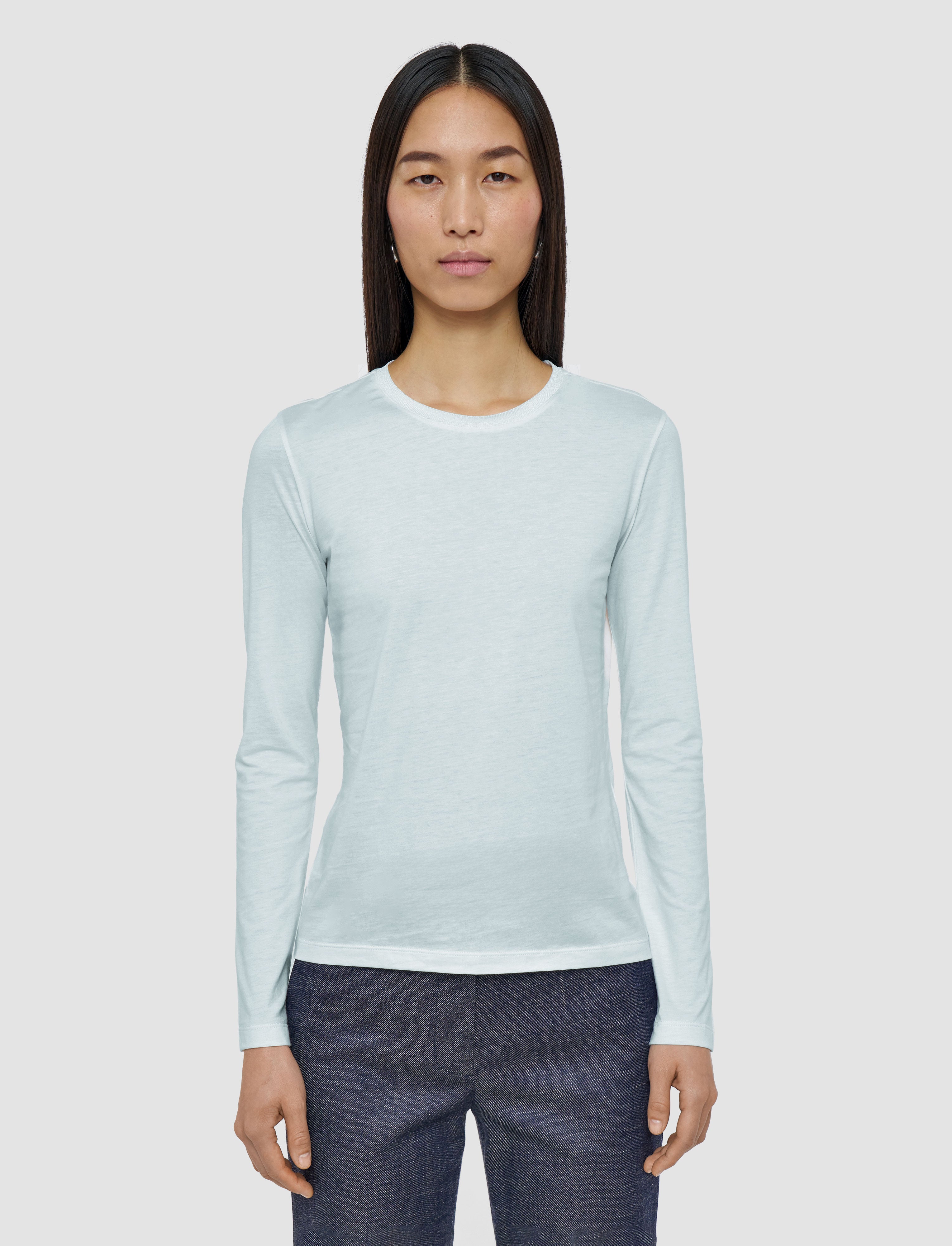 blue-cotton-silk-jersey-long-sleeve-t-shirt-JOSEPH