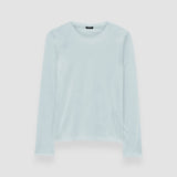Cotton Silk Jersey Long Sleeve T-Shirt