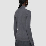 Grey Cashair High Neck Jumper - Joseph