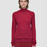 Red Cashair High Neck Jumper - Joseph