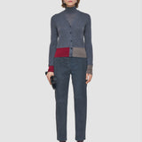 Grey Overlay Cashair Cardigan - Joseph