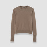 Brown Light Pure Cashmere Round Neck Jumper - Joseph
