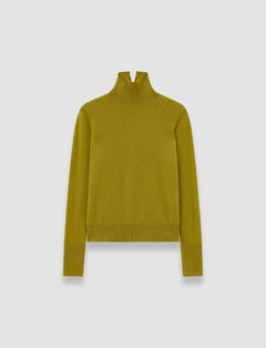 Green Light Pure Cashmere High Neck Jumper - Joseph