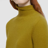 Green Light Pure Cashmere High Neck Jumper - Joseph