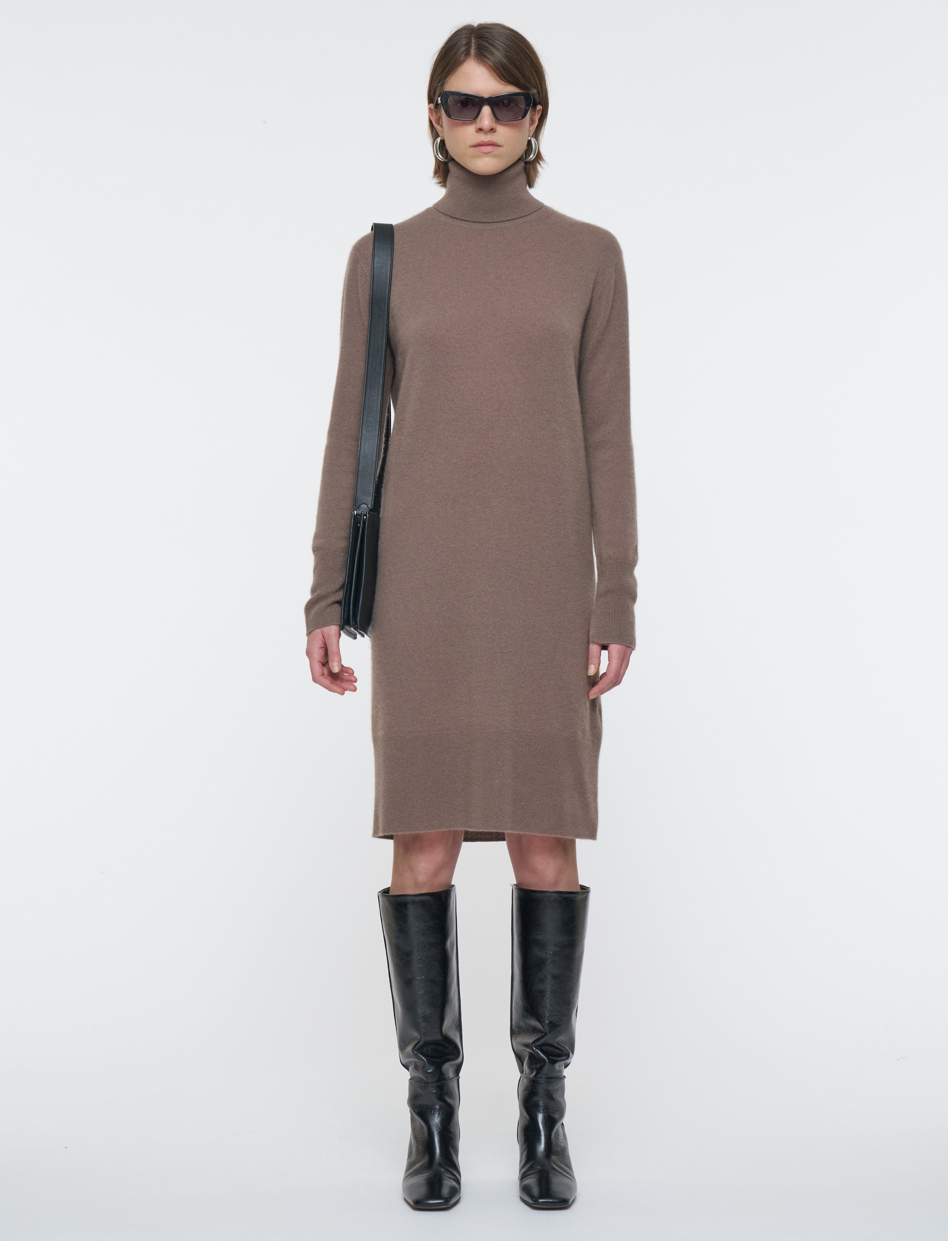 brown-light-pure-cashmere-dress-JOSEPH