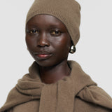 Brown Light Pure Cashmere Hat - Joseph