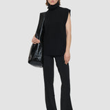 Black Brushed Cashmere Vest - Joseph