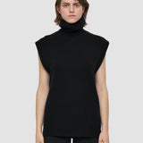 Black Brushed Cashmere Vest - Joseph