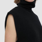 Black Brushed Cashmere Vest - Joseph