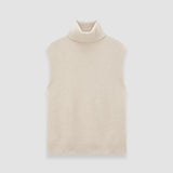 Gilet en cachemire brossé 