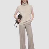 Gilet en cachemire brossé 