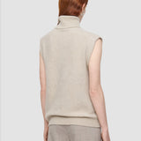 Gilet en cachemire brossé 