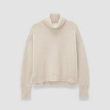Brushed Cashmere High Neck Jumper