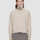 Brushed Cashmere High Neck Jumper