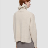 Brushed Cashmere High Neck Jumper